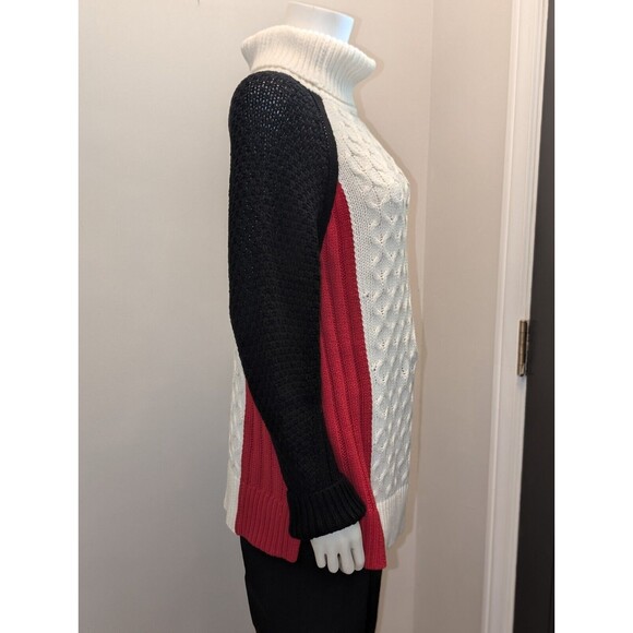 Talbot's Red White Blue Sweater Women's Medium - Picture 3 of 10